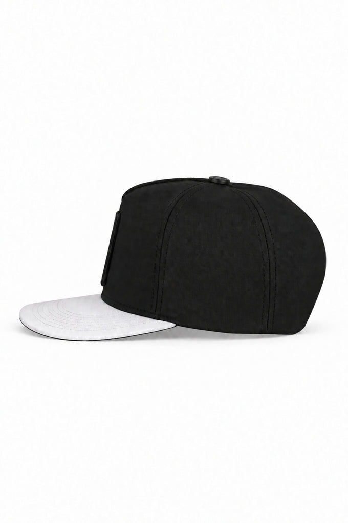 White and Black Hip Hop Cap