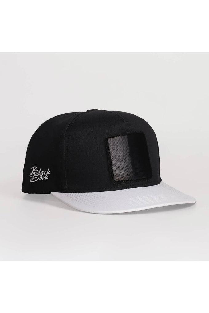 beyaz-siyah-hip-hop-sapka-5063 - BlackBörk TR