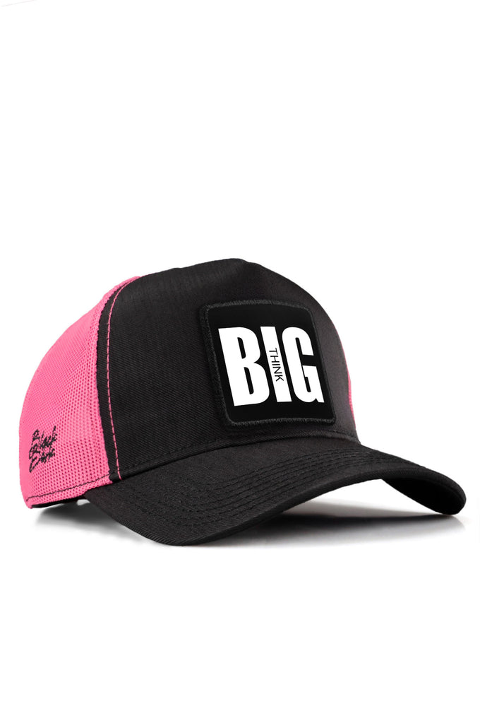 big-think-cordura-siyah-pembe-trucker-sapka-5681 - BlackBörk TR