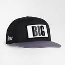 Big Think Logolu Gri-Siyah Hip Hop Şapka
