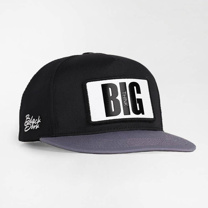 big-think-logolu-gri-siyah-hip-hop-sapka-3525 - BlackBörk TR
