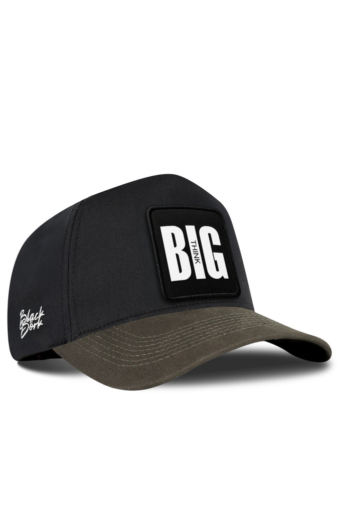Big Think Logolu Haki-Siyah Beyzbol Şapka