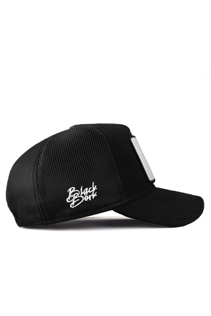 Black Trucker Cap with Big Think Logo