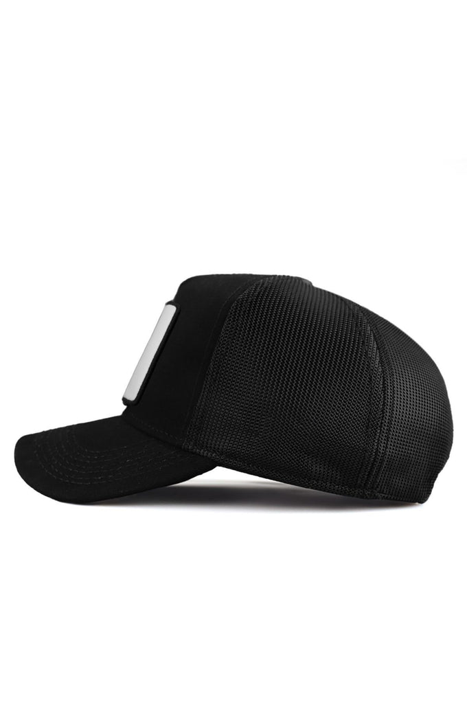 Black Trucker Cap with Big Think Logo