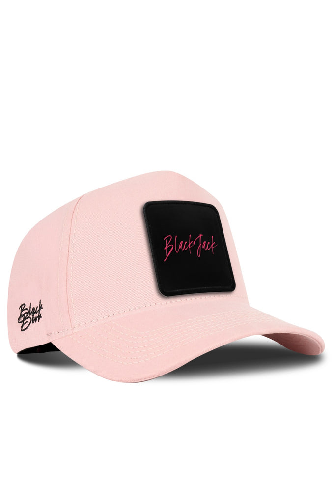 Black Jack Logo Salmon Baseball Cap