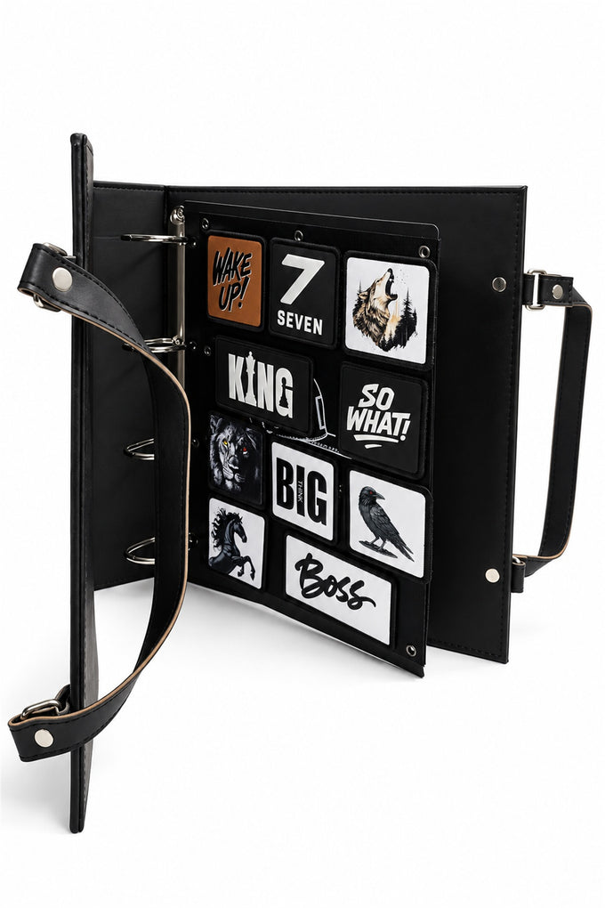 BlackBörk Siyah Deri Bench Klasörü 1 Sayfalı