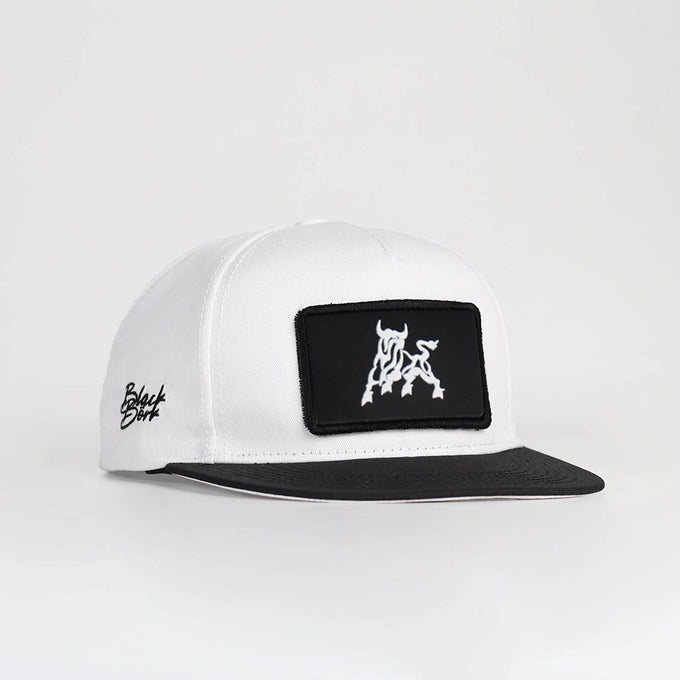 boga-logolu-siyah-beyaz-hip-hop-sapka-3574 - BlackBörk TR