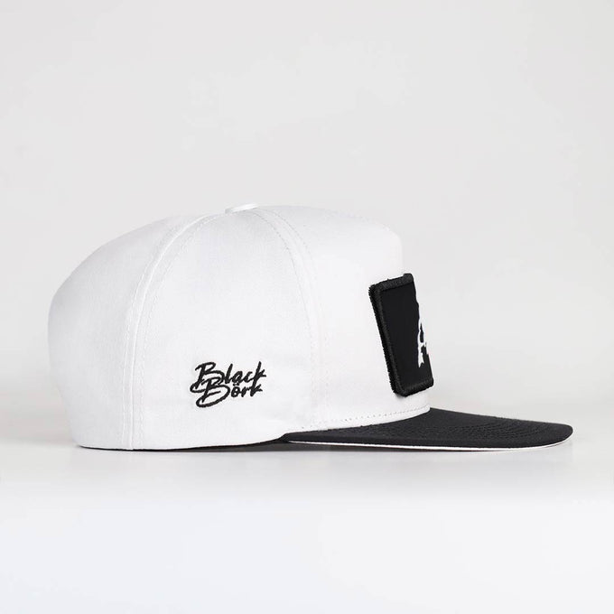 boga-logolu-siyah-beyaz-hip-hop-sapka-3576 - BlackBörk TR