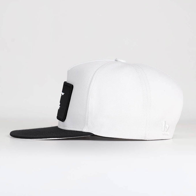 boga-logolu-siyah-beyaz-hip-hop-sapka-3577 - BlackBörk TR