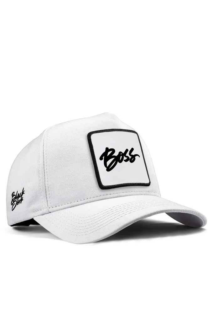 boss-logolu-beyaz-beyzbol-premium-sapka-5763 - BlackBörk TR