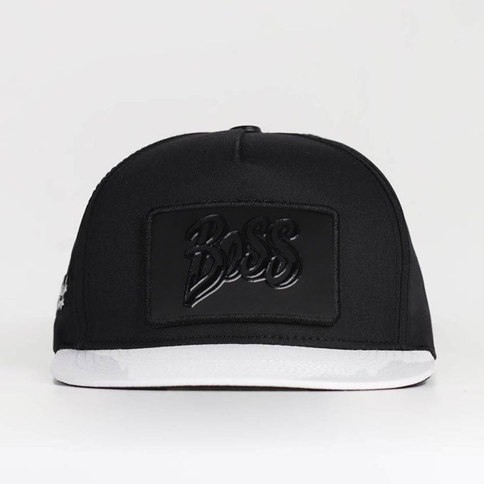 boss-logolu-beyaz-siyah-hip-hop-sapka-3663 - BlackBörk TR