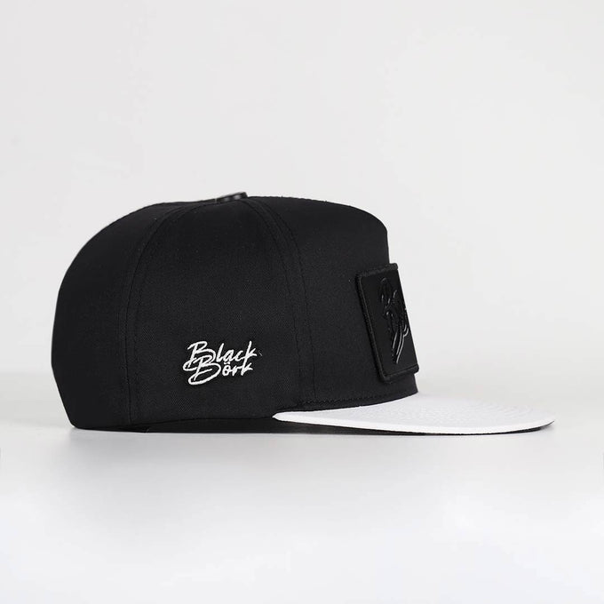 boss-logolu-beyaz-siyah-hip-hop-sapka-3664 - BlackBörk TR