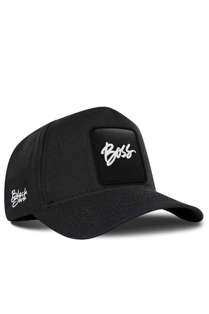 Boss Logolu Cordura Siyah Beyzbol Şapka
