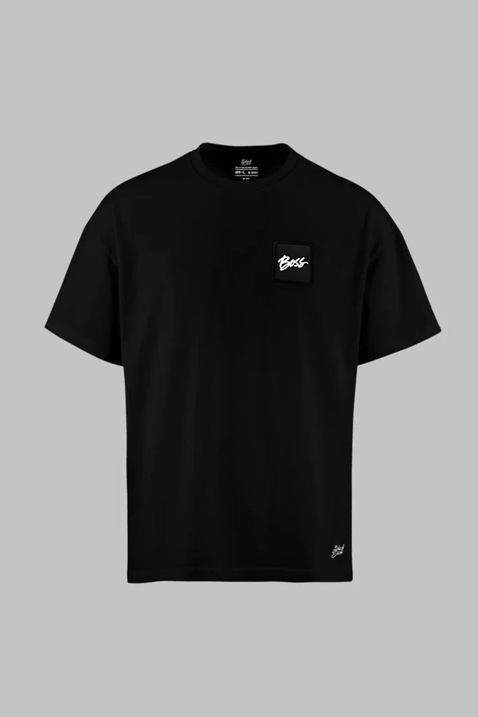 boss-logolu-oversize-m-l-b-shirt-siyah-5869 - BlackBörk TR