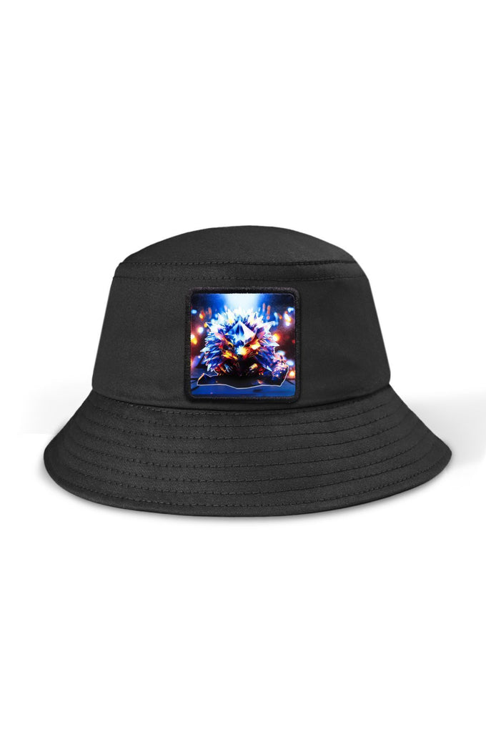 bucket-kirpi-logolu-siyah-sapka-1486 - BlackBörk TR
