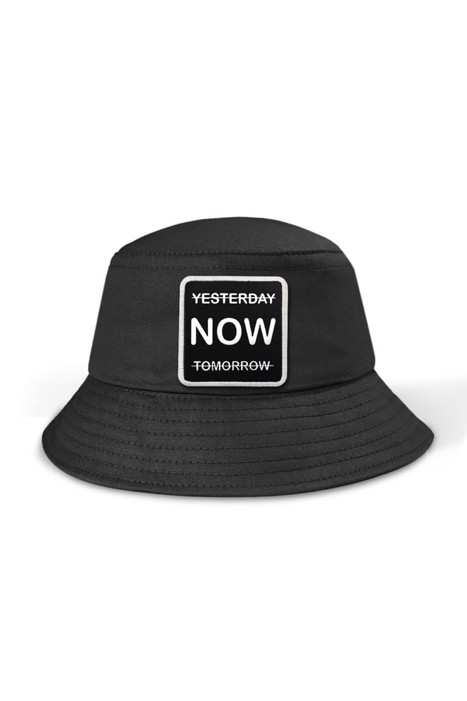 Yesterday Now Tomorrow Logo Bucket Black Hat