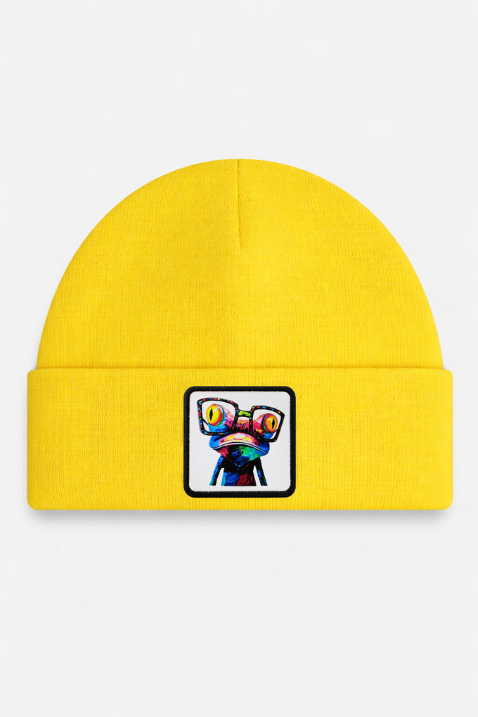 Chameleon Logo Yellow Kids' Beanie