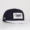 Bullshit Logolu Beyaz-Lacivert Hip Hop Şapka