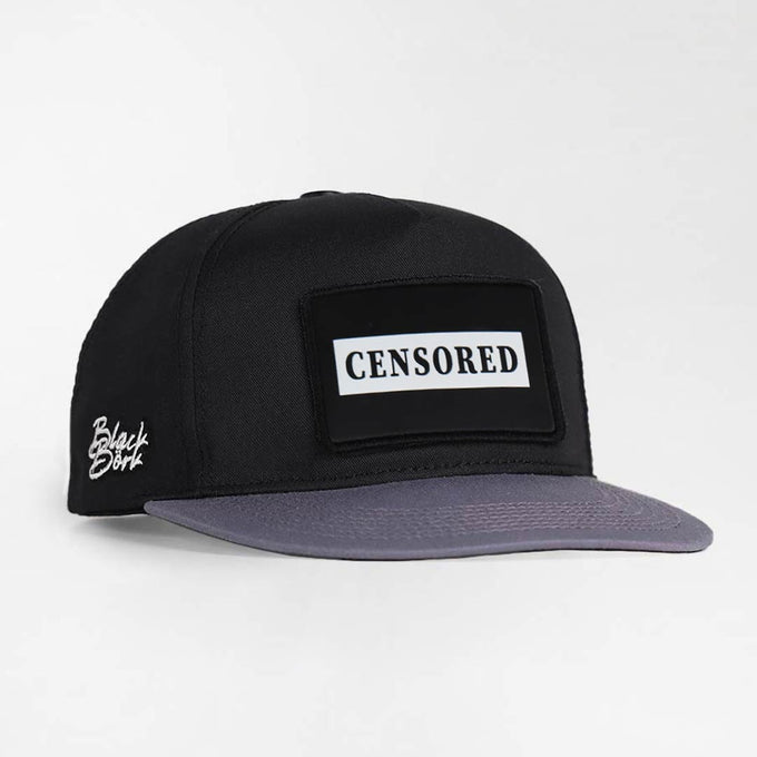 censored-logolu-gri-siyah-hip-hop-sapka-3518 - BlackBörk TR