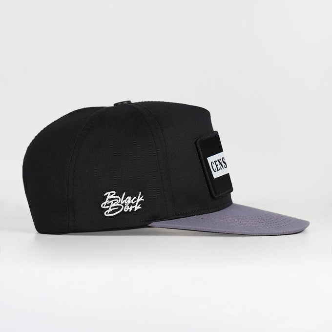 censored-logolu-gri-siyah-hip-hop-sapka-3520 - BlackBörk TR