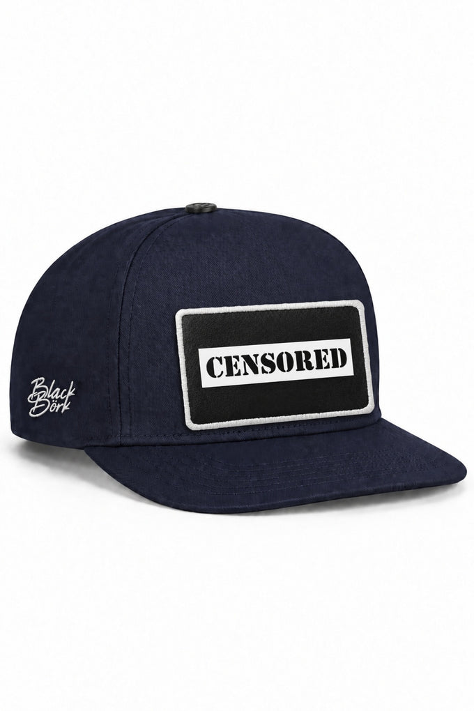 Censored Logolu Lacivert Hip Hop Şapka