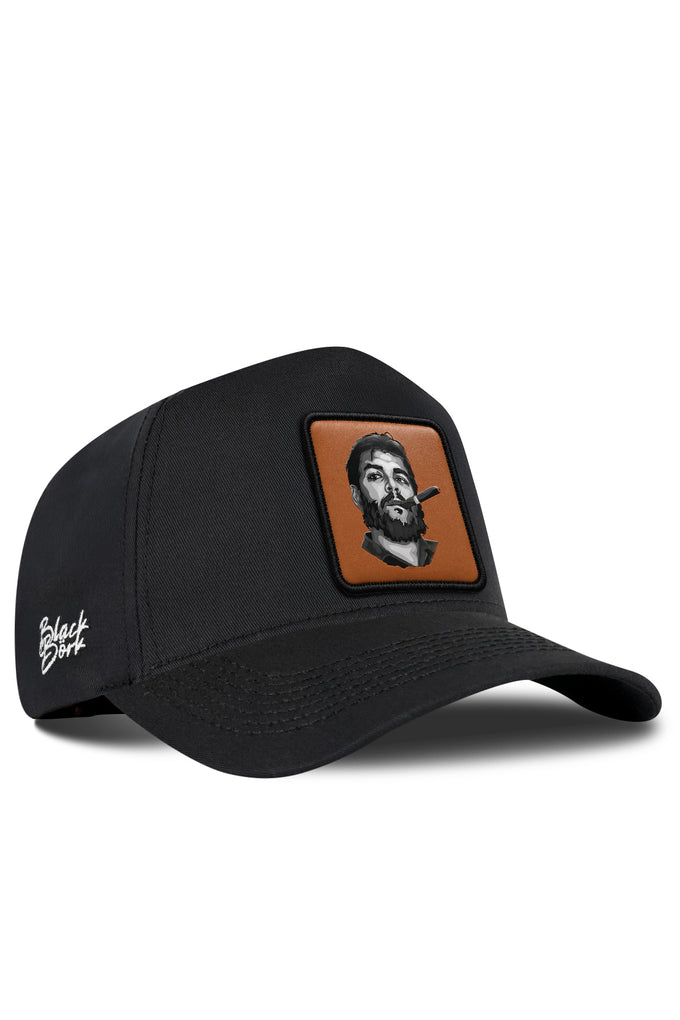 Che Guevara Logolu Siyah Beyzbol Şapka