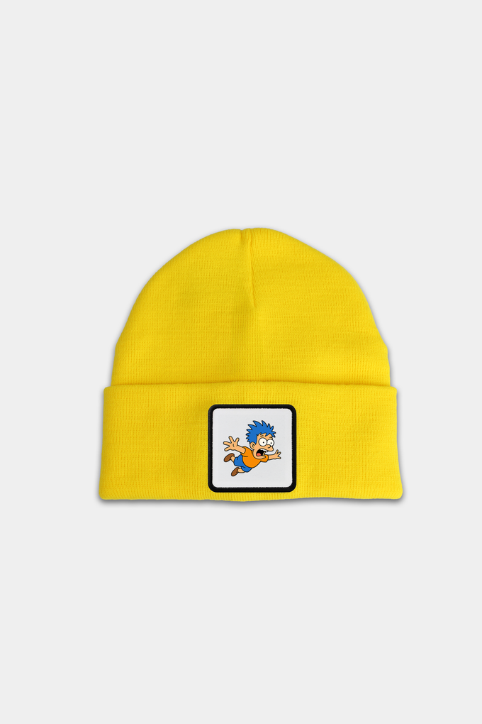 Cartoon Logo Yellow Kids' Beanie