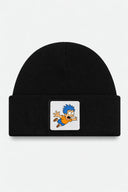 Cartoon Logo Black Kids' Beanie