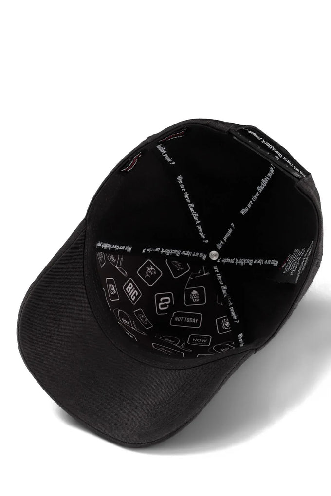 cordura-boga-logolu-siyah-trucker-sapka-2826 - BlackBörk TR