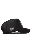 Cordura Boss Logolu Siyah Trucker Şapka