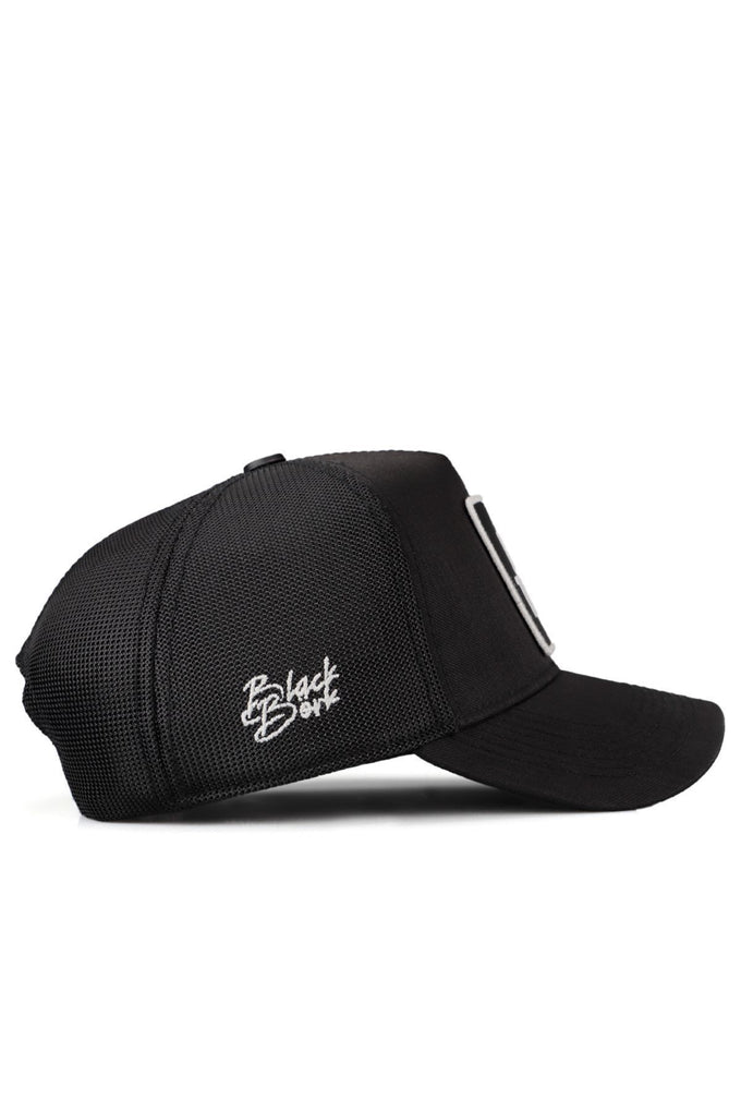 Black Trucker Cap with Cordura Boss Logo