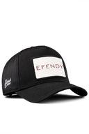 Cordura Efendy Logolu Siyah Beyzbol Şapka