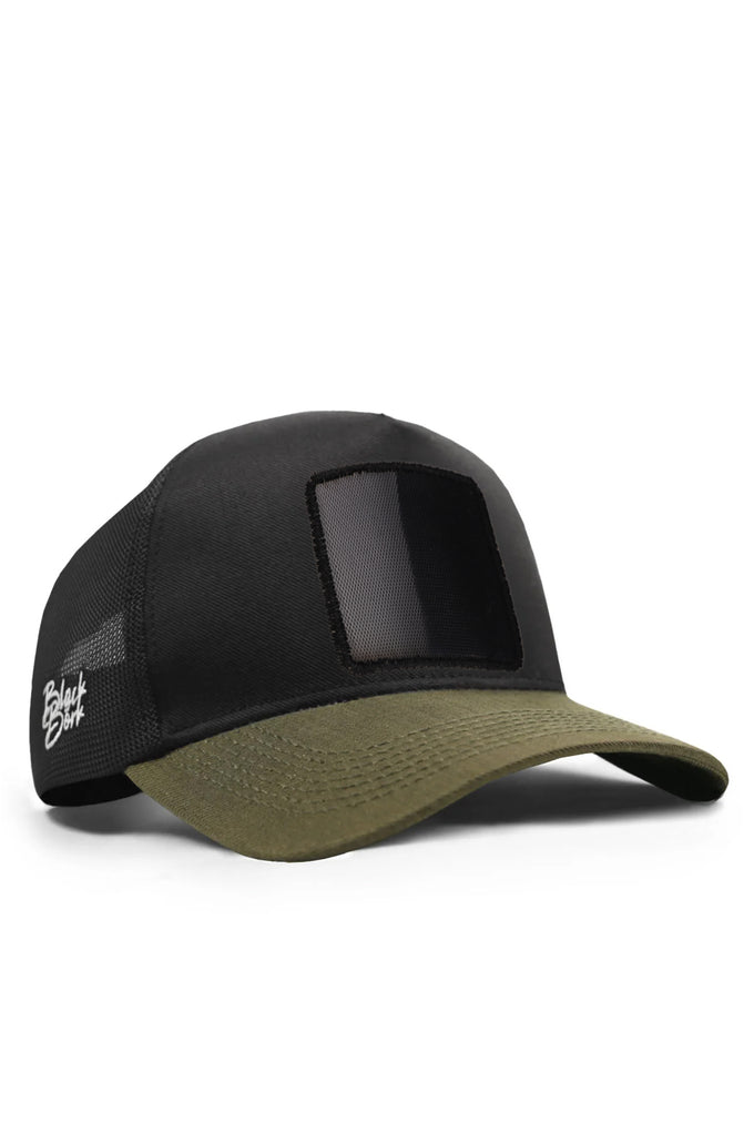 cordura-haki-siyah-trucker-sapka-5113 - BlackBörk TR
