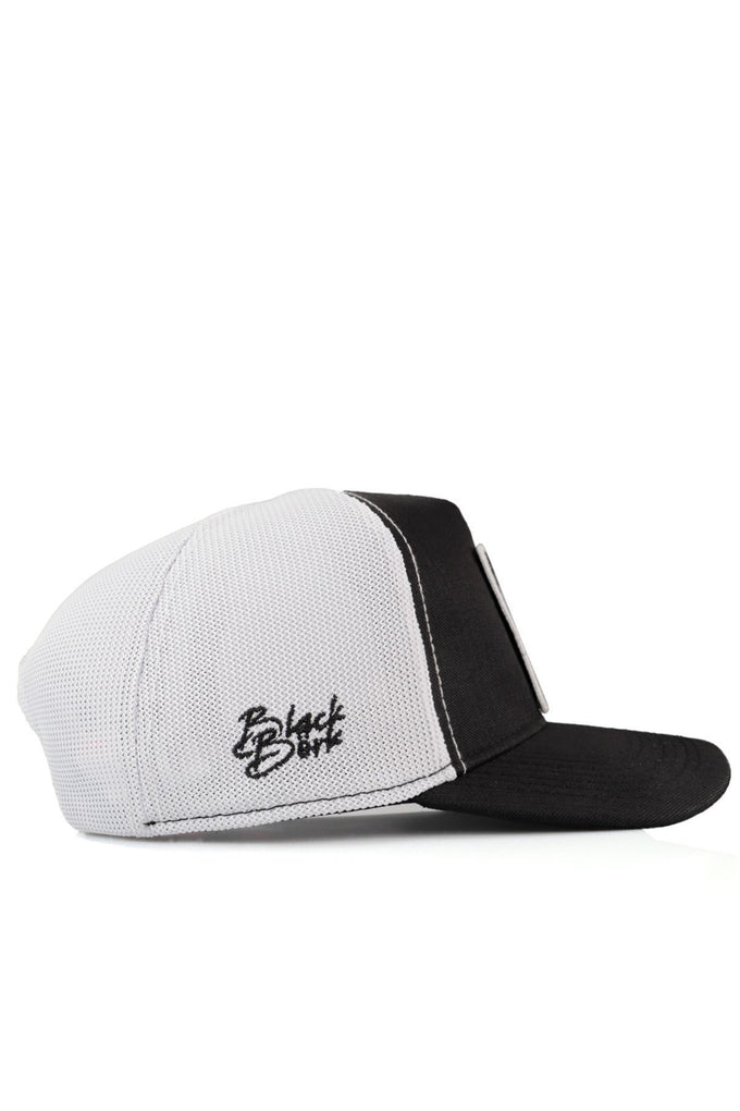 Cordura Not Today Logo Black and White Trucker Cap