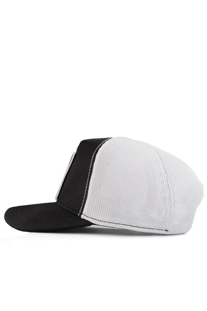 cordura-not-today-logolu-siyah-beyaz-trucker-sapka-2811 - BlackBörk TR