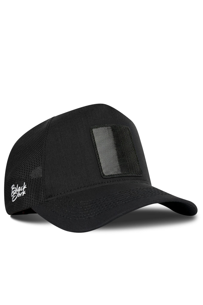 cordura-siyah-trucker-sapka-6309 - BlackBörk TR