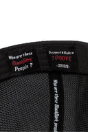 Cordura Yarasa Logolu Siyah Trucker Şapka