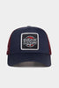 Different Wrong Logolu Lacivert-Bordo Trucker Şapka