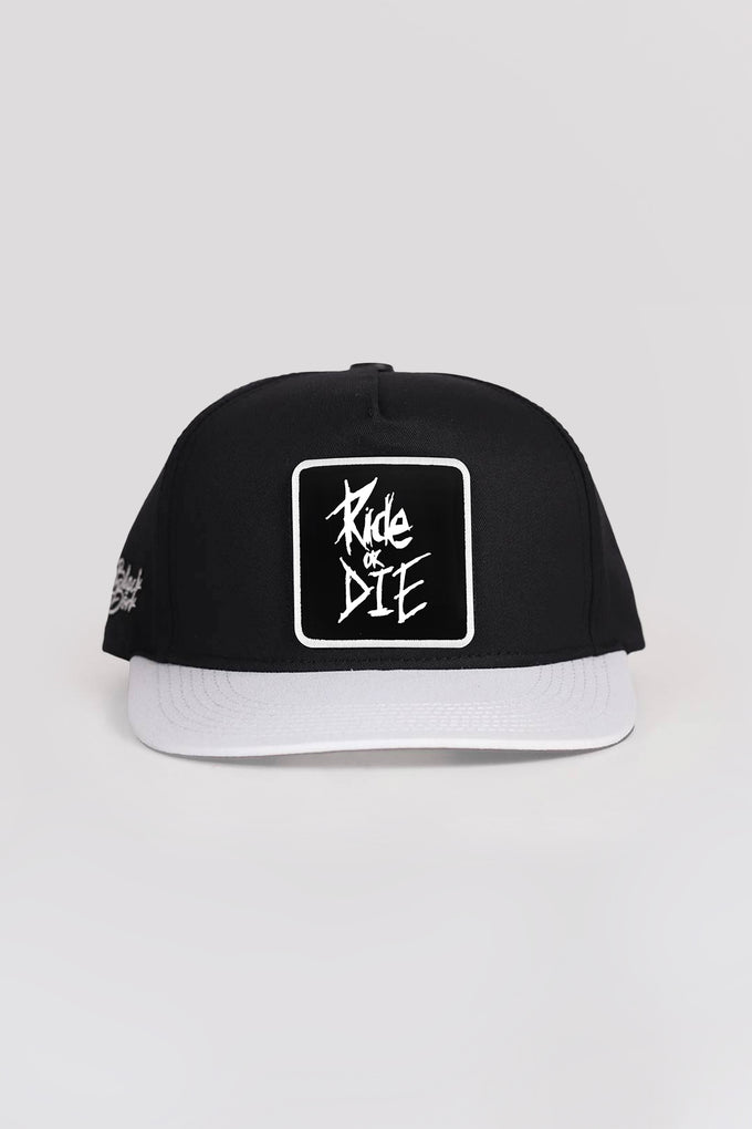 dm-logolu-beyaz-siyah-hip-hop-sapka-1852 - BlackBörk TR