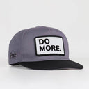 Do More Logolu Siyah-Gri Hip Hop Şapka