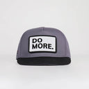 Do More Logolu Siyah-Gri Hip Hop Şapka