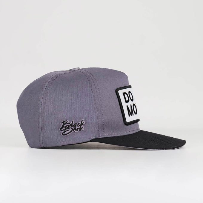 do-more-logolu-siyah-gri-hip-hop-sapka-3609 - BlackBörk TR