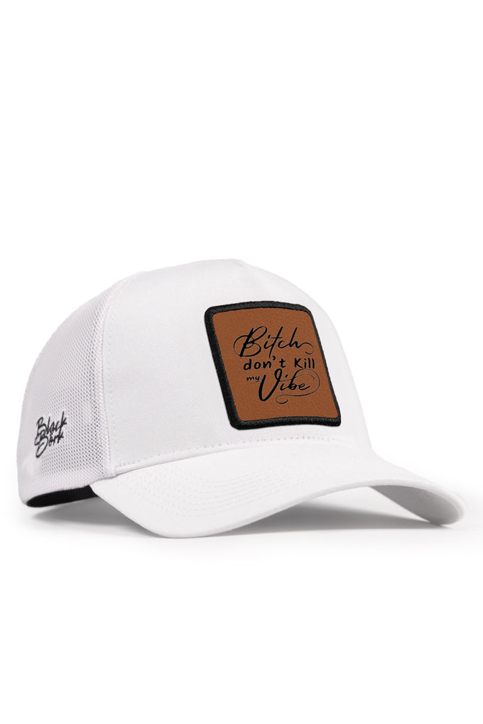 don-t-kill-my-vibe-logolu-beyaz-trucker-sapka-5642 - BlackBörk TR