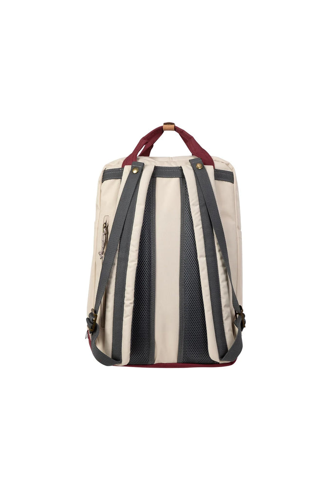 Doughnut Macaroon Large Reborn III Serisi Krem X Bordo Unisex Sırt Çantası