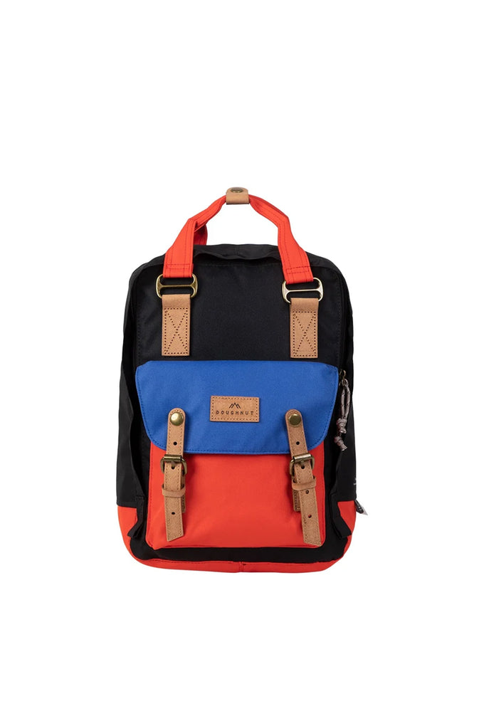 Doughnut Macaroon Reborn III Serisi Siyah-Turuncu Unisex Sırt Çantası