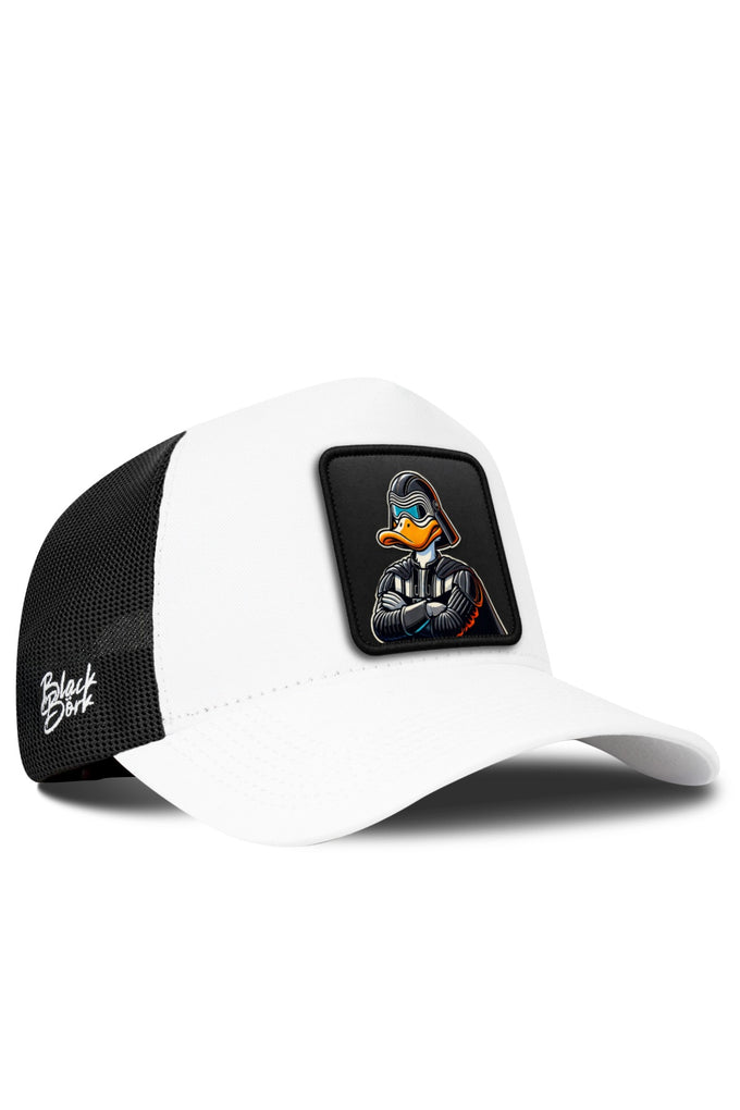 Duckside Logo White-Black Trucker Cap 