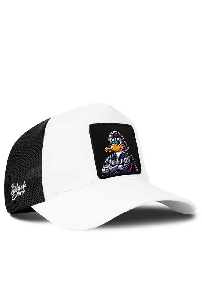 Duckside Logo White-Black Trucker Cap 