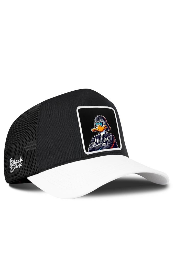 Duckside Logo White-Black Trucker Cap 