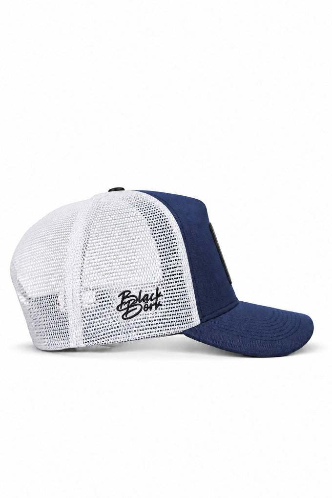 Duckside Logolu Cordura Lacivert-Beyaz Trucker Şapka