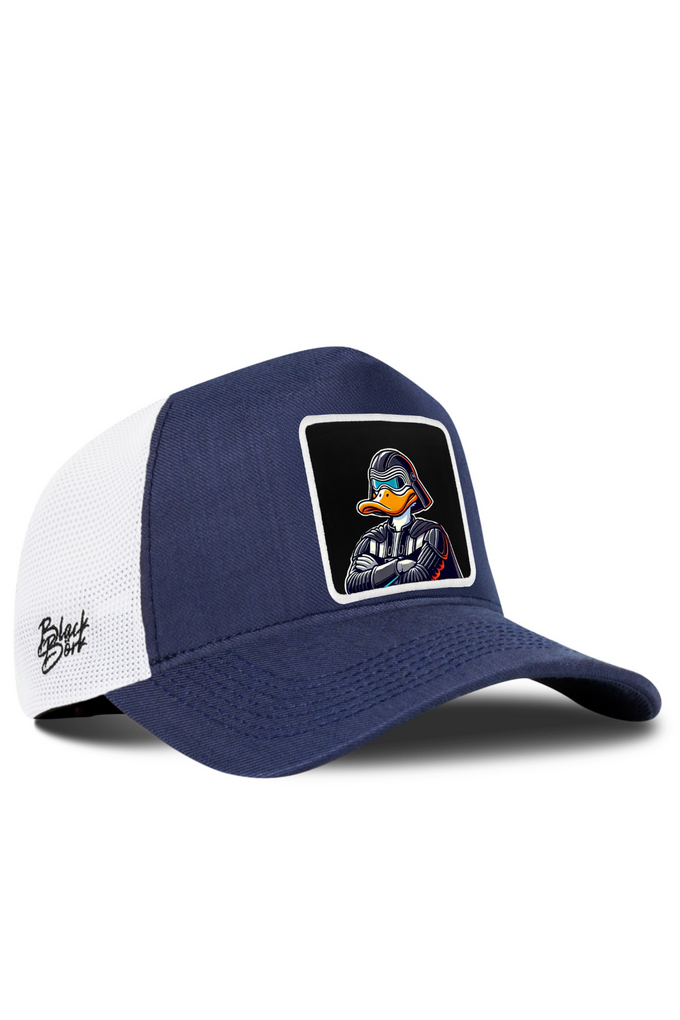 Duckside Logolu Cordura Lacivert-Beyaz Trucker Şapka